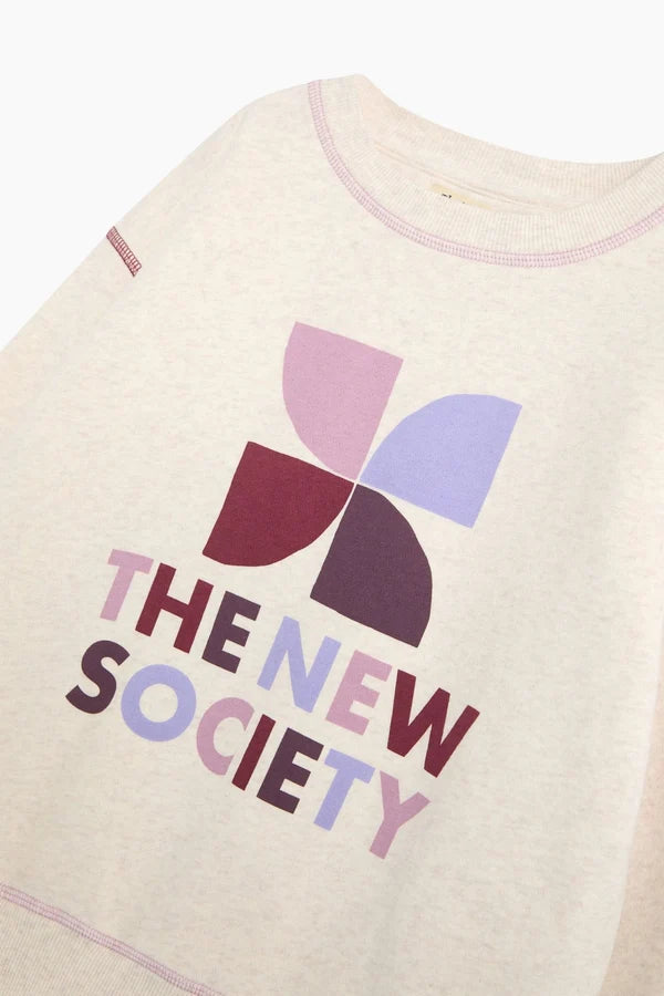 Sweat-shirt Whisper white fille The New Society H26