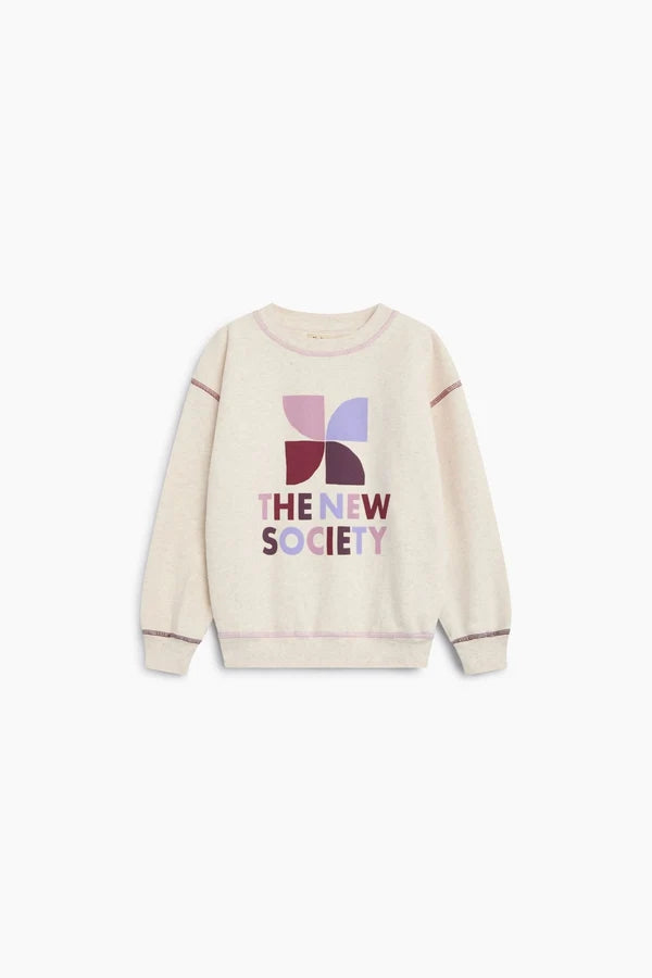 Sweat-shirt Whisper white fille The New Society H26