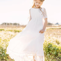 Robe Thelma Blanche - fille 