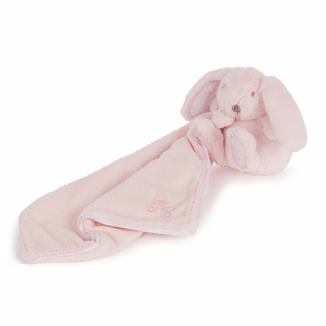 Doudou Augustin le Lapin Tartine et Chocolat rose 12cm