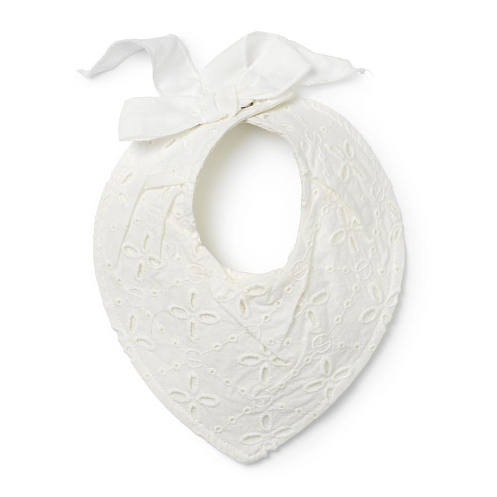 Bavoir bandana noeud Blanc- Elodie Details
