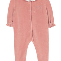 Pyjama rose moyen en velours babygirl Tartine et Chocolat